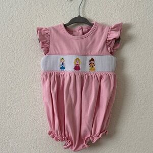 Pink Ruffled Kids One Piece